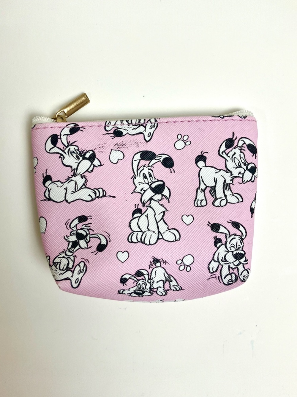 FREE w/ purchase Astérix Idéfix Dogmatix Pink Coin Purse Porte-Monnaie 2020